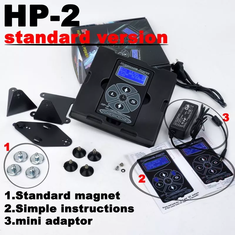 100% upprunalegur fellibylur HP-2 Tattoo Power Supply Green Box