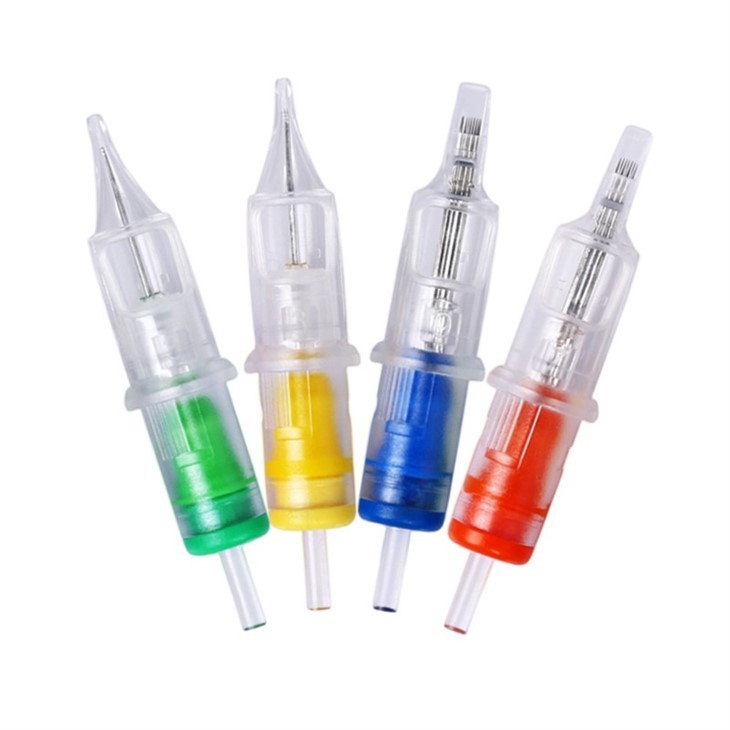 4 Colors Flexible Stable SPD Tattoo Cartridge Needle For Body Art factory