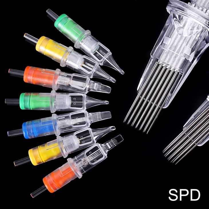 4 Colors Flexible Stable SPD Tattoo Cartridge Needle For Body Art
