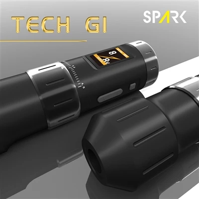 SPARK TECH G1 þráðlaus húðflúrpenni – fagleg nákvæmni fyrir húðflúr og varanl...