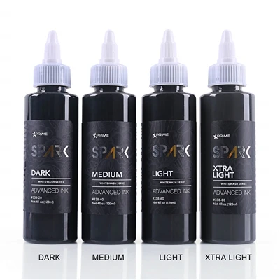 4oz 120ml lífrænt langur - varanlegt hvítþvotthúðflúr blek