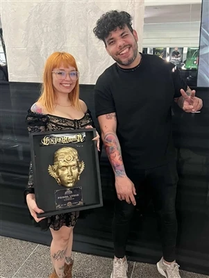 SPARK ProTeam Artist @arbi-tattoo hlýtur fyrsta sæti í vatnslitamynd á Expo W...