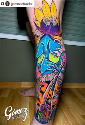Gjört af listamanni @gomeztatuador Frá Argentínu með # gírkassa