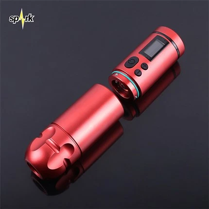 Tvöföld notkun Spark Wireless Tattoo Machine Professional