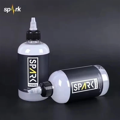 Neisti vegan stencil vingjarnlegur hratt - þurrkaformúla efni flytja hlaup 8 fl oz (240 ml) fyrir húðflúrstencil forrit