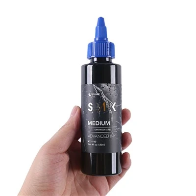 Neisti120ml gráþvott húðflúr blek líkamslist