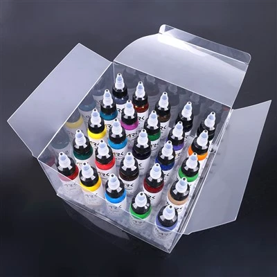 Heildsölu Custom High - enda 1oz langur - varanlegur litur hratt slétt neisti Premium Permanent Tattoo blek fyrir líkamslist