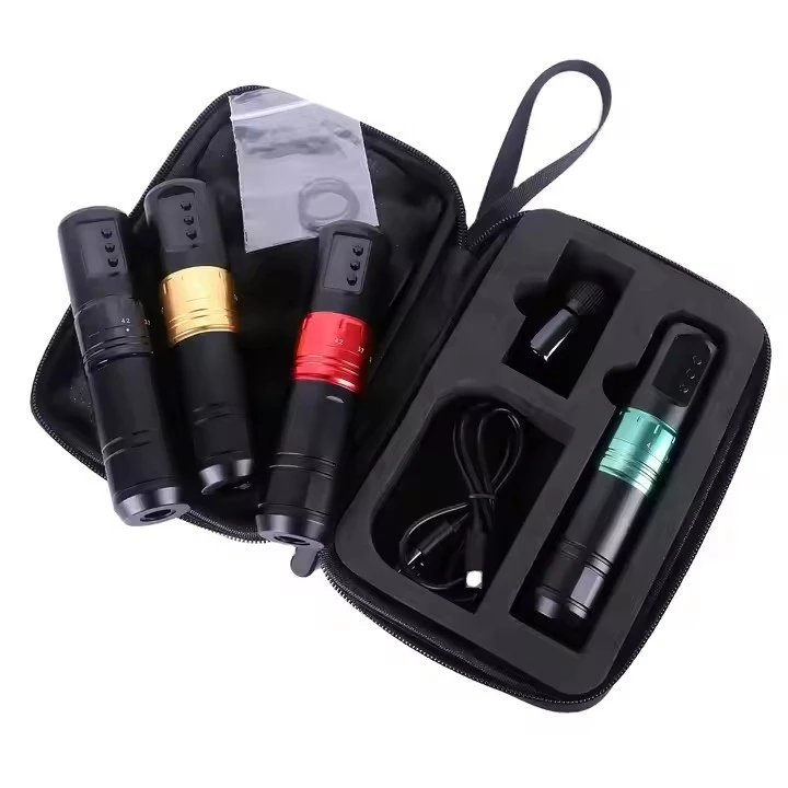 Spark Factory Wholesale Customized Adjustable Stroke 1600mAh Battery Tattoo Gun Wireless Tattoo Machine