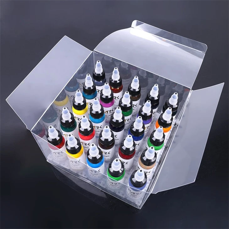 25 litasett ljós húðflúrblek Spark Original Tattoo Ink Black