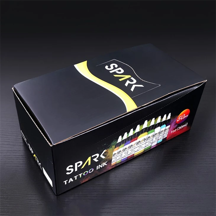50 litasett Spark Tattoo Ink Set Professional Tattoo Ink Color