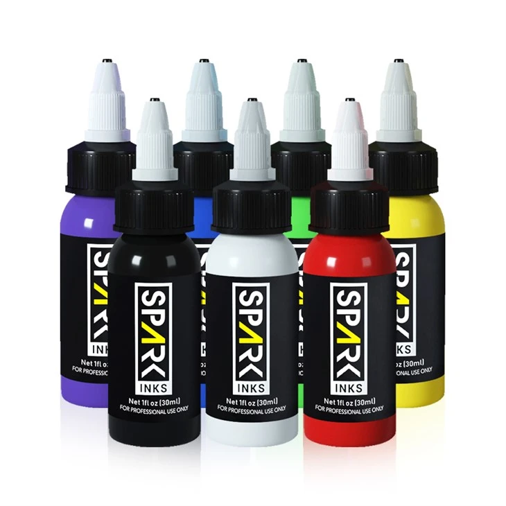 7 litir OEM Spark Permanent Professional Tattoo Ink