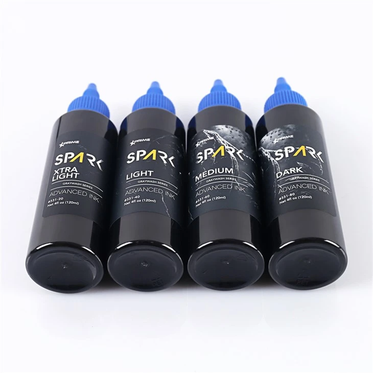 Grey Wash Spark Hágæða Tattoo Ink Tattoo Ink Set Professional