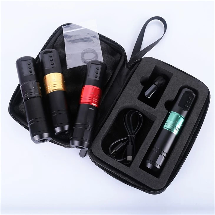 Hot Sale 134mm Þráðlaus Tattoo Machine Tattoo Pen Machine Spark