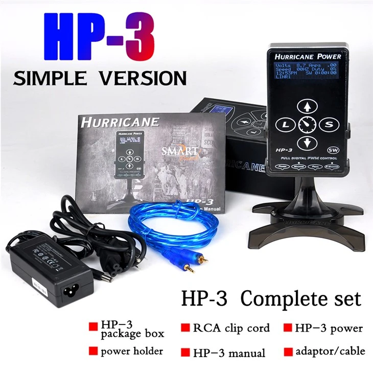 Hurricane Dual Mode Tattoo Power Supply