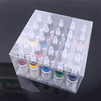 25 litasett Spark Tattoo Ink Tattoo Ink í lausu ofursvartu húðflúrbleki