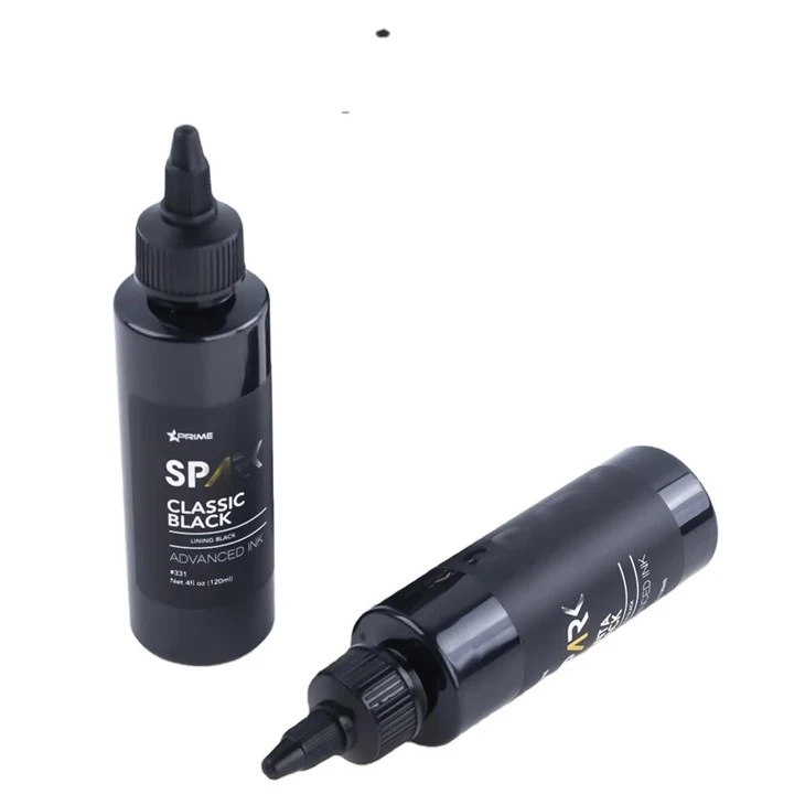 Black Tattoo Ink Classic Black 4OZ fóður Black Ink Series Spark Tattoo Ink Tattoo Ink Black Light