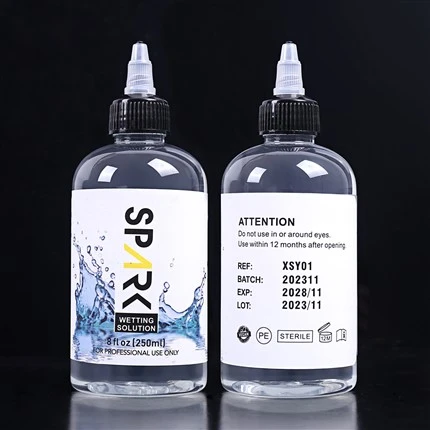 Grimmdarlaus 240ML 8OZ Spark Tattoo bleytalausn Spark Tattoo Blöndunarlausn Spark Tattoo Ink